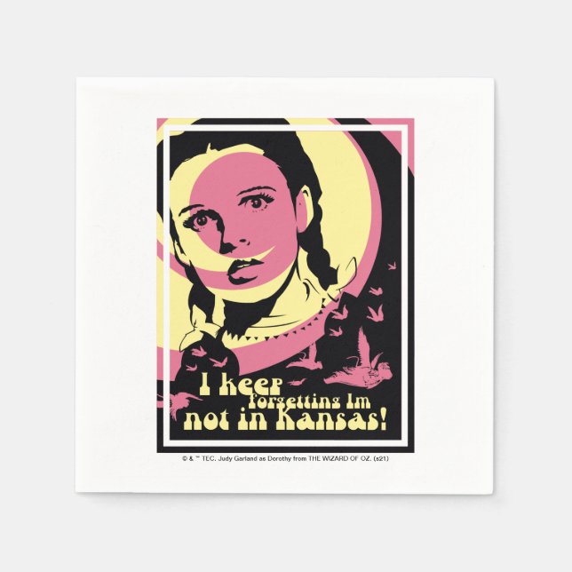 Oz™-guiden | Jag är inte i Kansas Pappersservett (Framsidan)