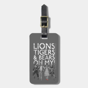 Oz™-guiden Lejon Tigers & Bears Oh My! Bagagebricka