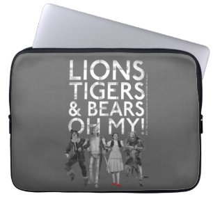 Oz™-guiden Lejon Tigers & Bears Oh My! Laptop Fodral
