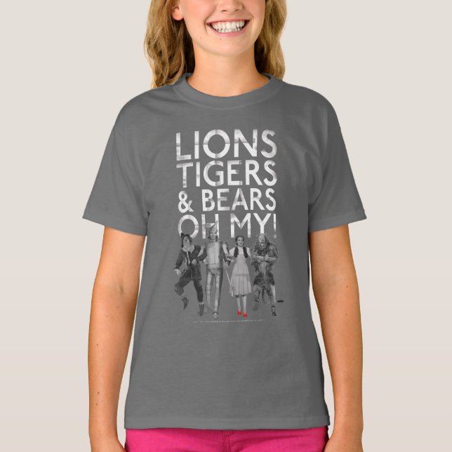 Oz™-guiden | Lejon Tigers & Bears Oh My! T Shirt (Framsida)