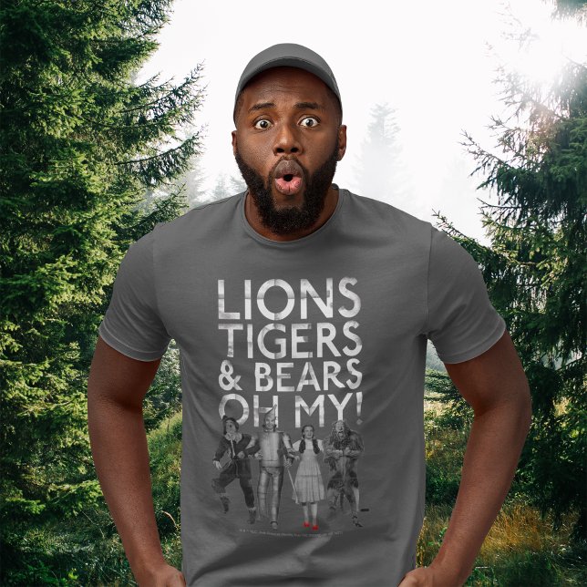 Oz™-guiden | Lejon Tigers & Bears Oh My! T Shirt (Person wearing t-shirt)