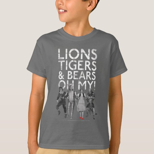 Oz™-guiden | Lejon Tigers & Bears Oh My! T Shirt (Framsida)