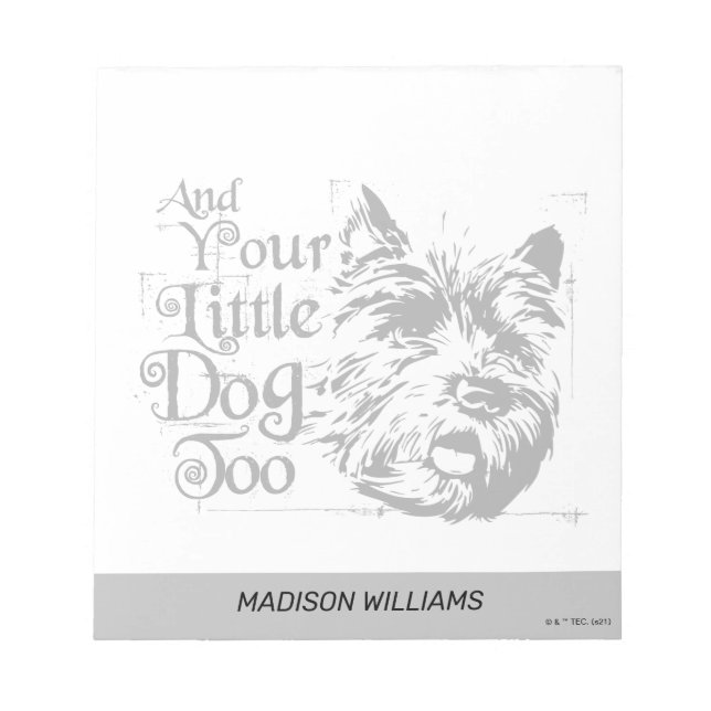 Oz™-guiden | Och din lilla Hund också Anteckningsblock (Framsida)