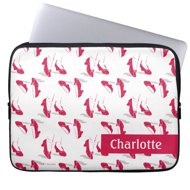 Oz™-guiden | Ruby Tofflor™ Mönster Laptop Fodral (Framsidan)