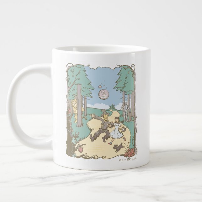 Oz™-guiden | Storybook Gult Brick Road Jumbo Mugg (Vänster)