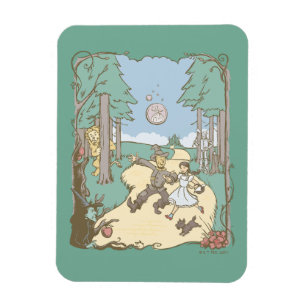 Oz™-guiden Storybook Gult Brick Road Magnet