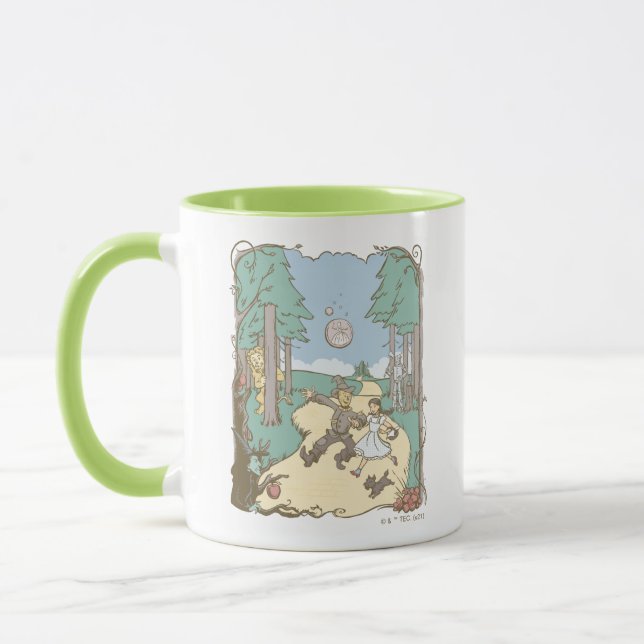 Oz™-guiden | Storybook Gult Brick Road Mugg (Vänster)