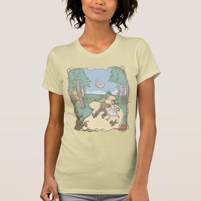 Oz™-guiden | Storybook Gult Brick Road T Shirt (Framsida)