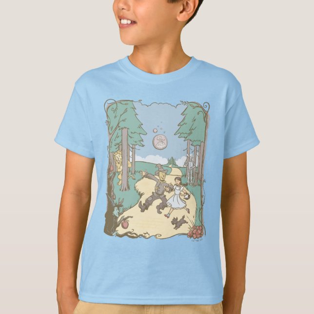 Oz™-guiden | Storybook Gult Brick Road T Shirt (Framsida)
