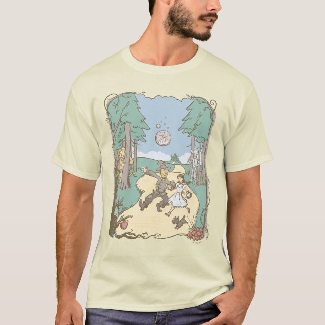 Oz™-guiden | Storybook Gult Brick Road T Shirt (Framsida)