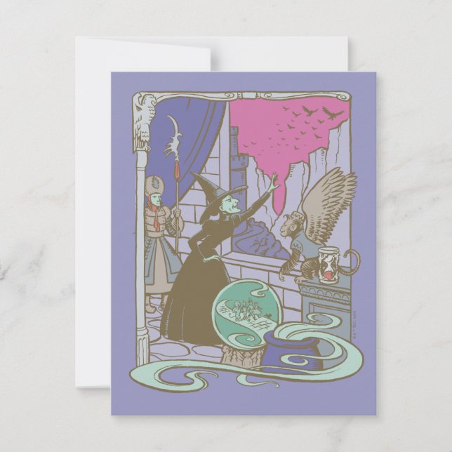 Oz™-guiden | Storybook Wicked Witch™ Anteckningskort (Framsida)