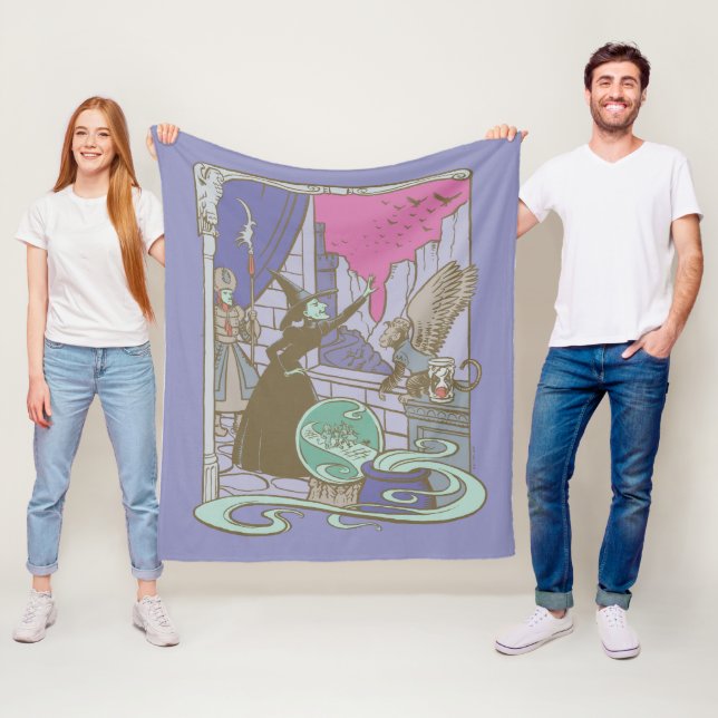 Oz™-guiden | Storybook Wicked Witch™ Fleecefilt (På plats)