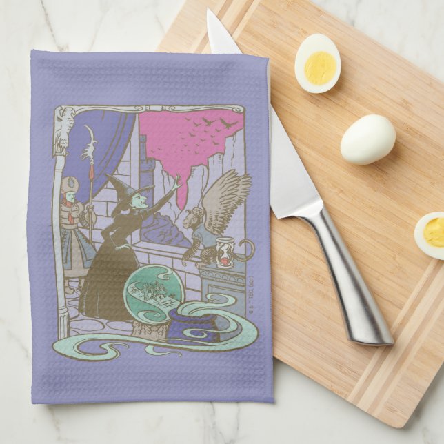 Oz™-guiden | Storybook Wicked Witch™ Kökshandduk (Vikt i Fjärdedel)