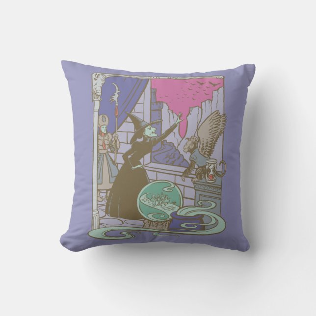 Oz™-guiden | Storybook Wicked Witch™ Kudde (Framsida)