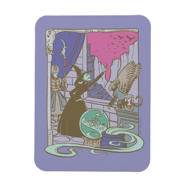 Oz™-guiden | Storybook Wicked Witch™ Magnet (Vertikal)