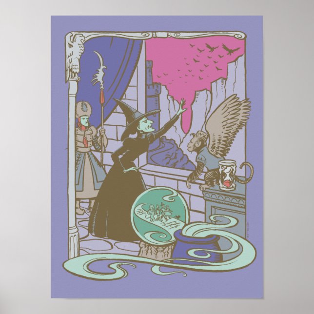 Oz™-guiden | Storybook Wicked Witch™ Poster (Framsidan)