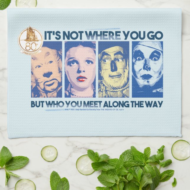 Oz™-guiden | Vem du träffar på vägen Kökshandduk (Vikta)