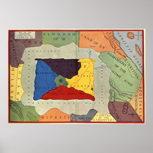 Oz-världen Poster (Framsidan)