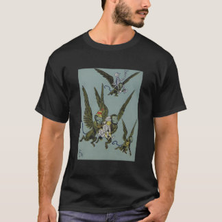 Oz Winged Flies Monkey - Dorothy Toto Tin T Shirt