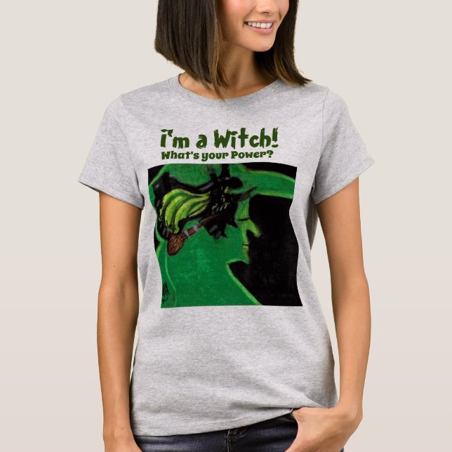 OZ WITCH VAD ÄR DIN MAKARTÄT? T SHIRT (Framsida)