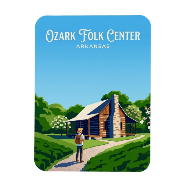 Ozark Folk Center State Park USA Magnet (Vertikal)