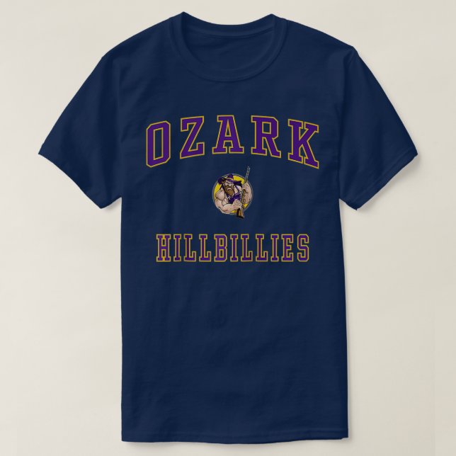 Ozark High School Hillbillies  T Shirt (Design framsida)