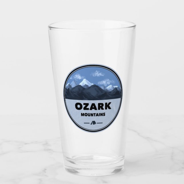 Ozark Mountains Camping Glaskopp (Framsida)