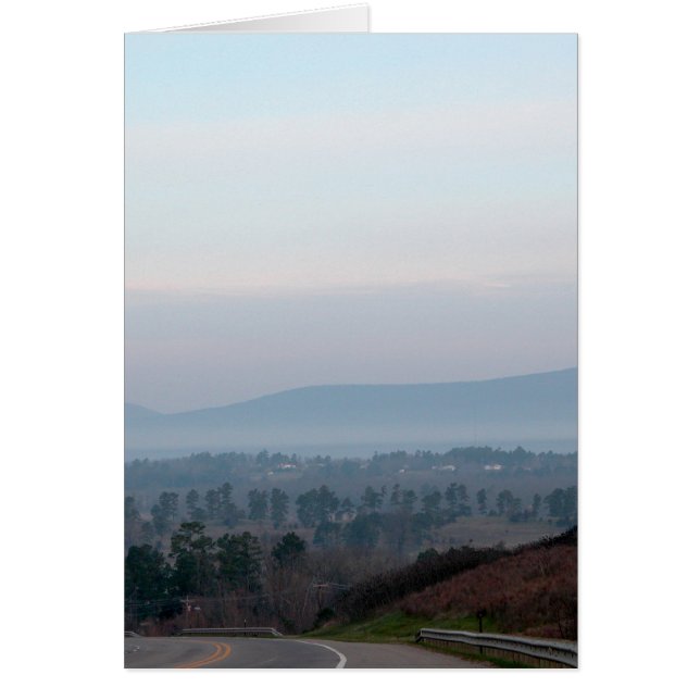 Ozark Mountains Hälsningskort (Framsidan)