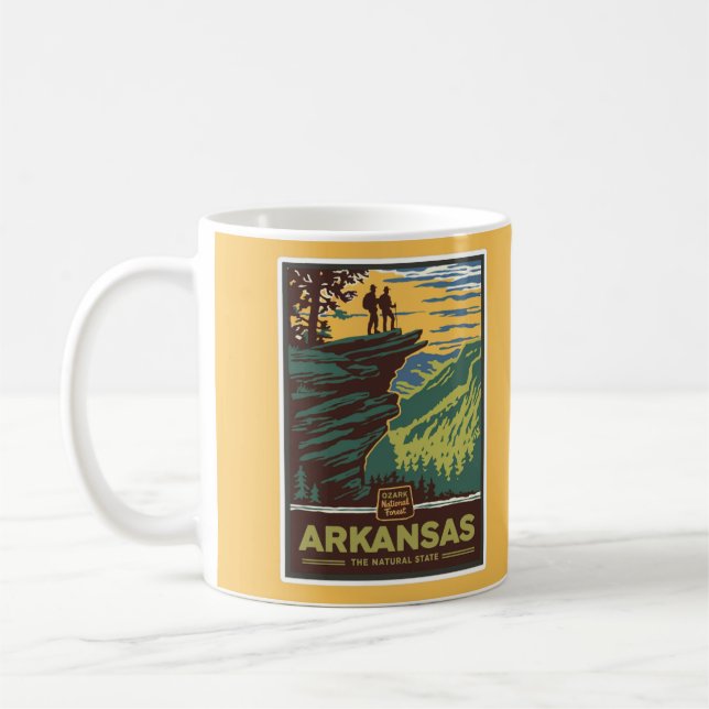 Ozark National Forest-mugg Kaffemugg (Vänster)