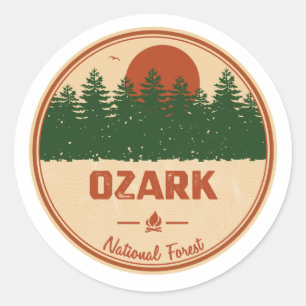 Ozark National Forest Runt Klistermärke
