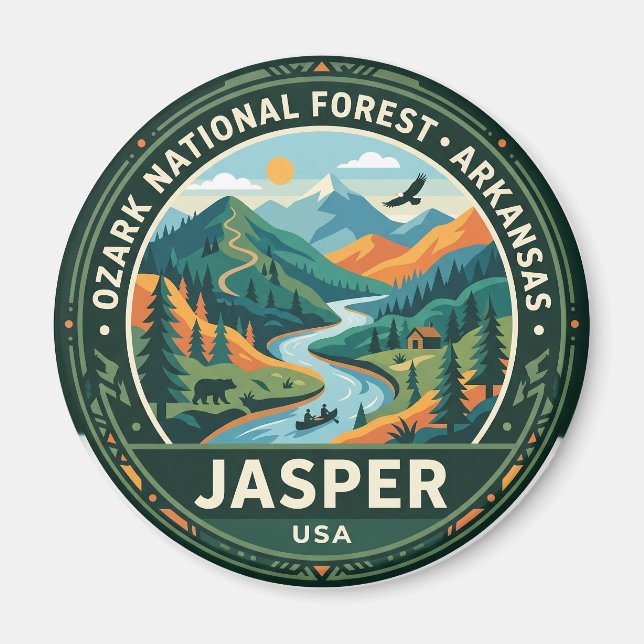 Ozark National Forest USA Magnet (Framsidan)