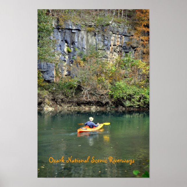 Ozark National Scenia Riverways Poster (Framsidan)