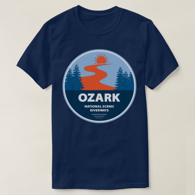 Ozark National Scenia Riverways T Shirt (Design framsida)