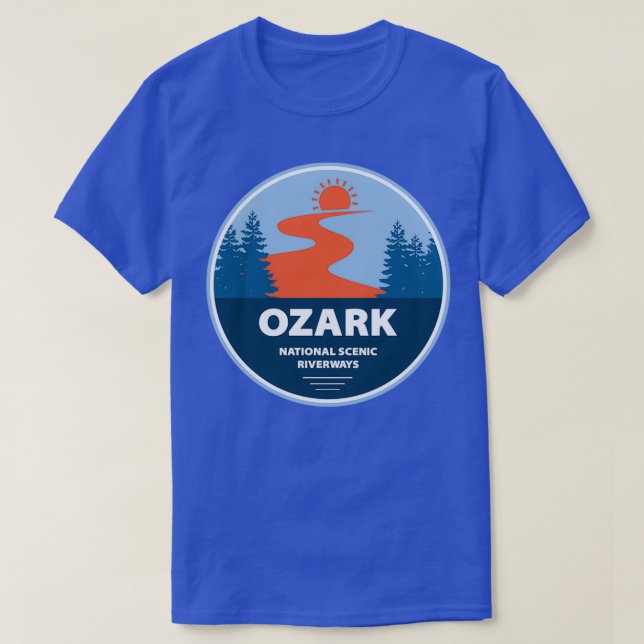 Ozark National Scenia Riverways T Shirt (Design framsida)