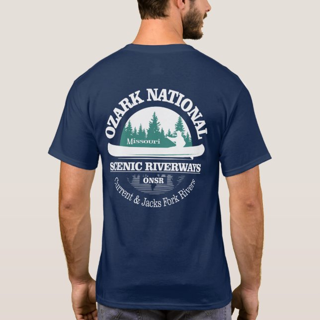 Ozark National Scenia Waterways (CT) T Shirt (Baksida)