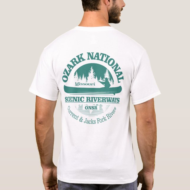 Ozark National Scenia Waterways (CT) T Shirt (Baksida)
