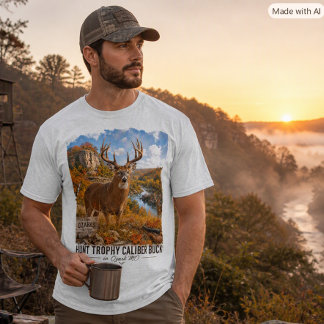 Ozark Whitetail Trophy Buck Jakt Grafisk T Shirt