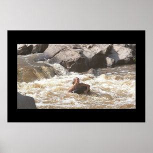 Ozark Whitewater Tuber Poster