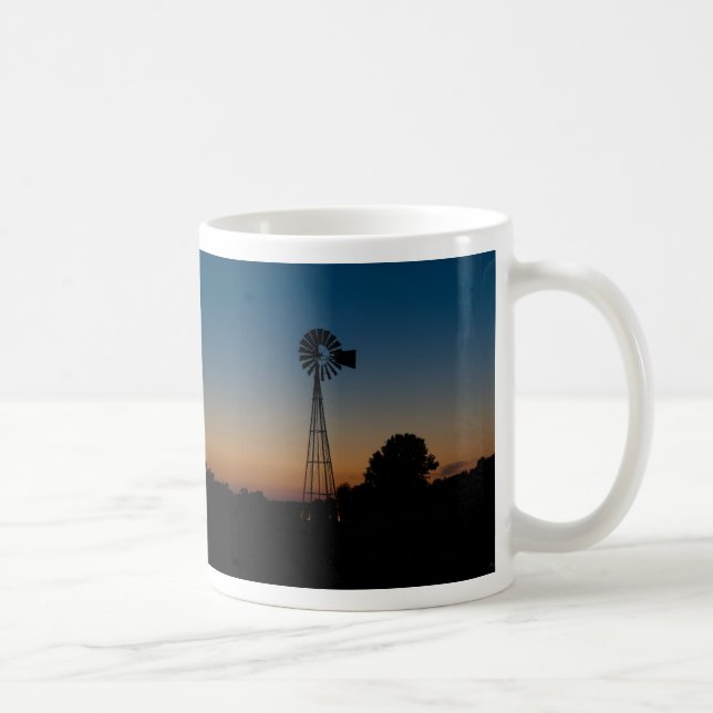 Ozark Windmill Solnedgång Kaffemug Kaffemugg (Höger)