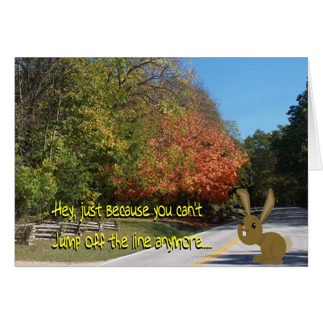 OzarkCntryHwy-skräddarsy Hälsningskort (Framsidan Horizontal)