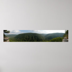 Ozarks Arkansas panorama- 4 Poster