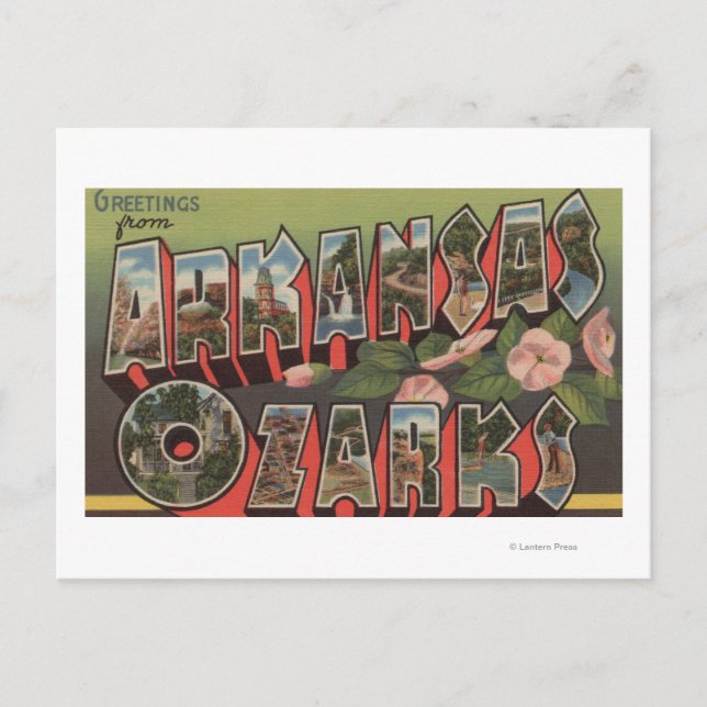 Ozarks, Arkansas - Stora Brev-scenen Vykort (Framsida)