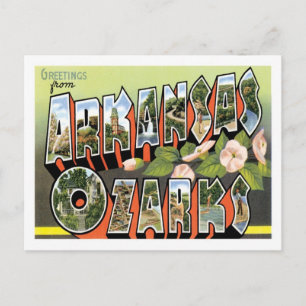 Ozarks Arkansas Travel US City Vykort
