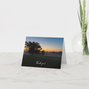 Ozarks August Dawn Tack You Card Kort