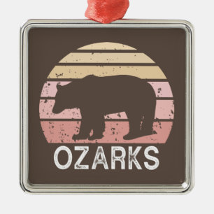 Ozarks Bear Julgransprydnad Metall