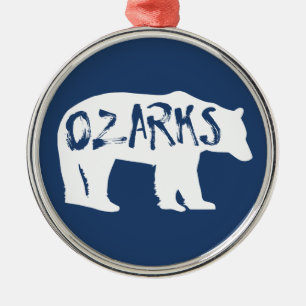 Ozarks Bear Julgransprydnad Metall