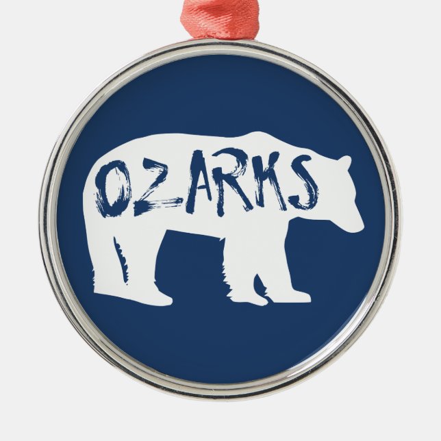 Ozarks Bear Julgransprydnad Metall (Framsidan)