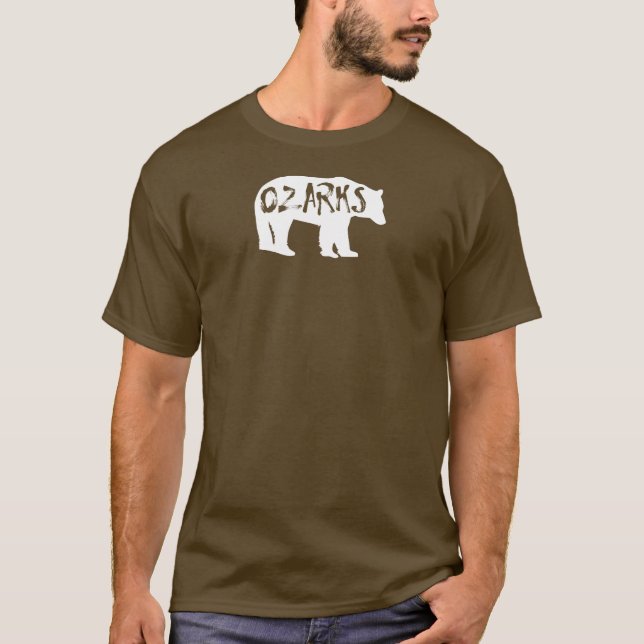 Ozarks Bear T Shirt (Framsida)