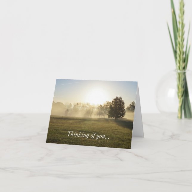 Ozarks God morgon Fog tänker på ditt kort (Framsida)