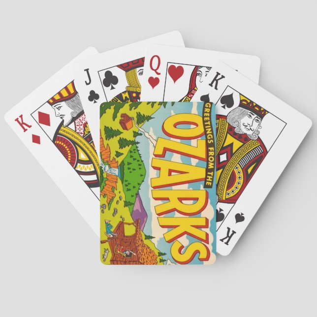  Ozarks Greeting Playing Cards Casinokort (Baksidan)